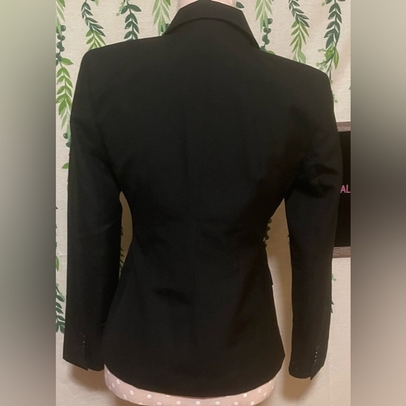 Ann Taylor Black Blazer Size 2P - Picture 2 of 8